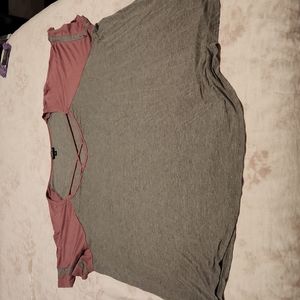 Torrid Grey mauve 4X shirt